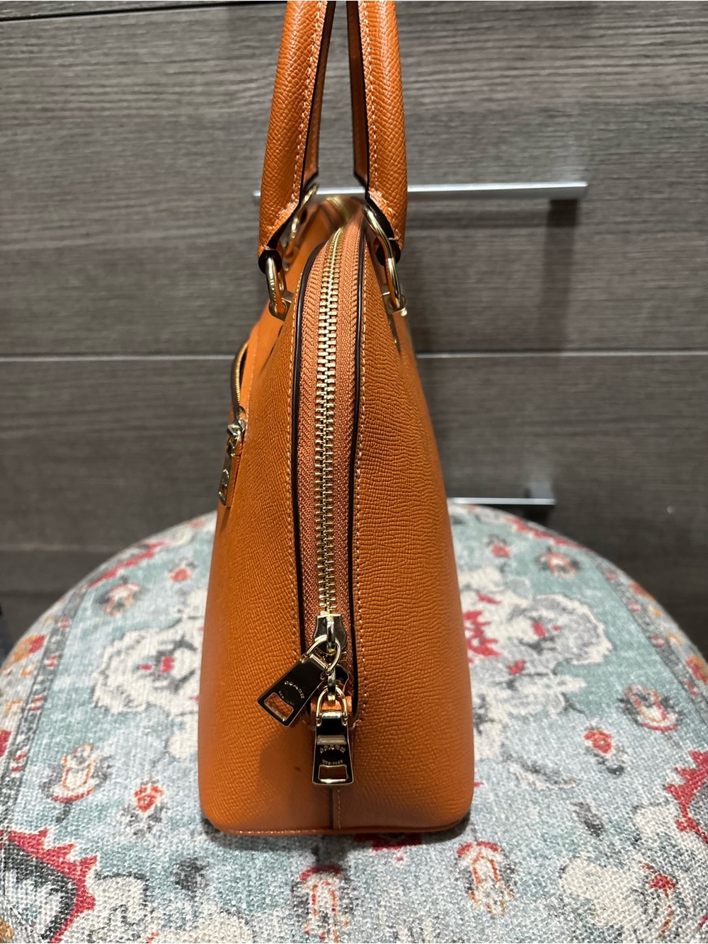 NWOT - Coach Katy Pebbled Leather Satchel - Picture 4 of 10